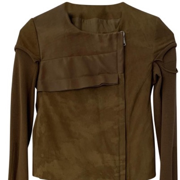 Rick Owens Fern Green Dirt Collection Jacket - Picture 1 of 7